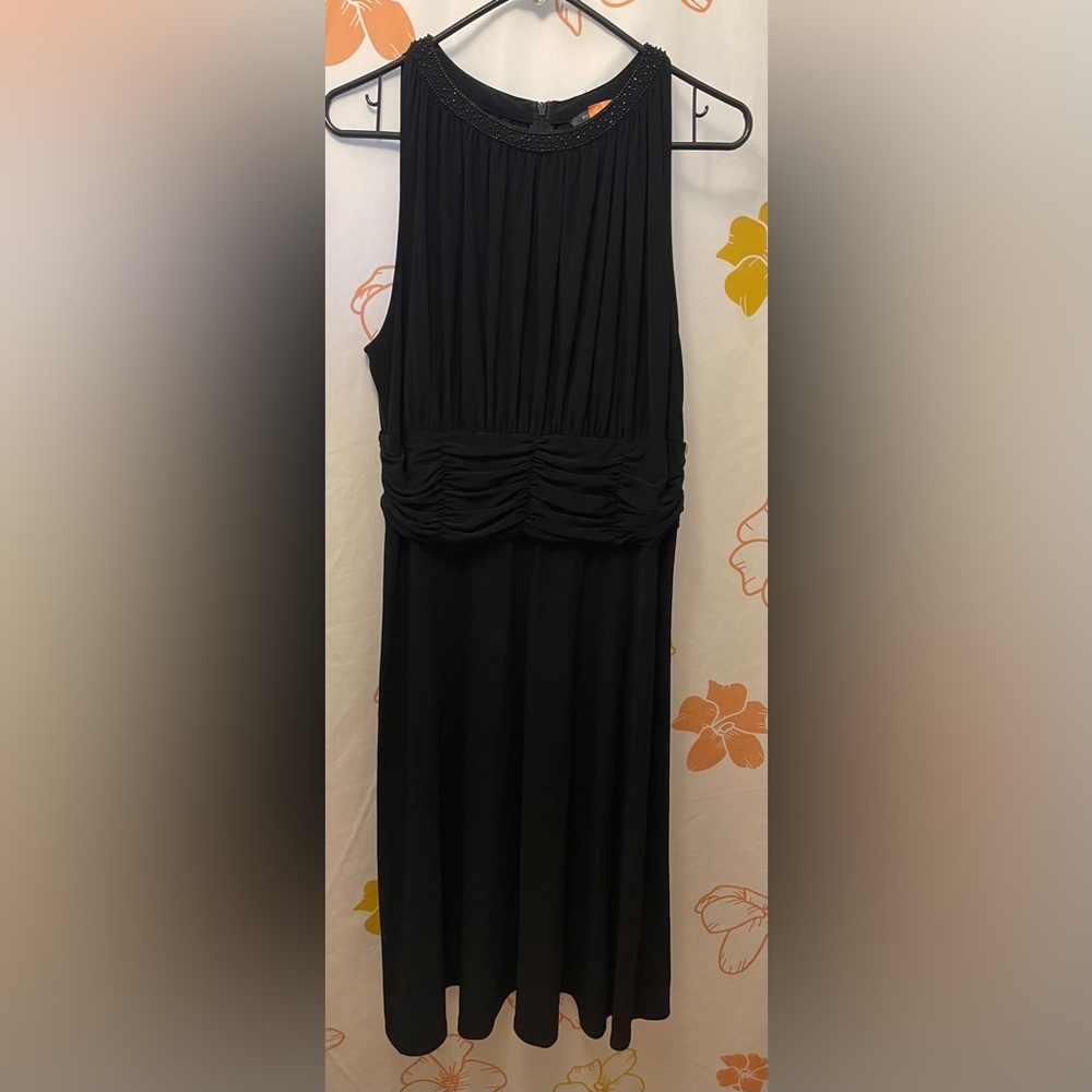 Black Beaded womens dress